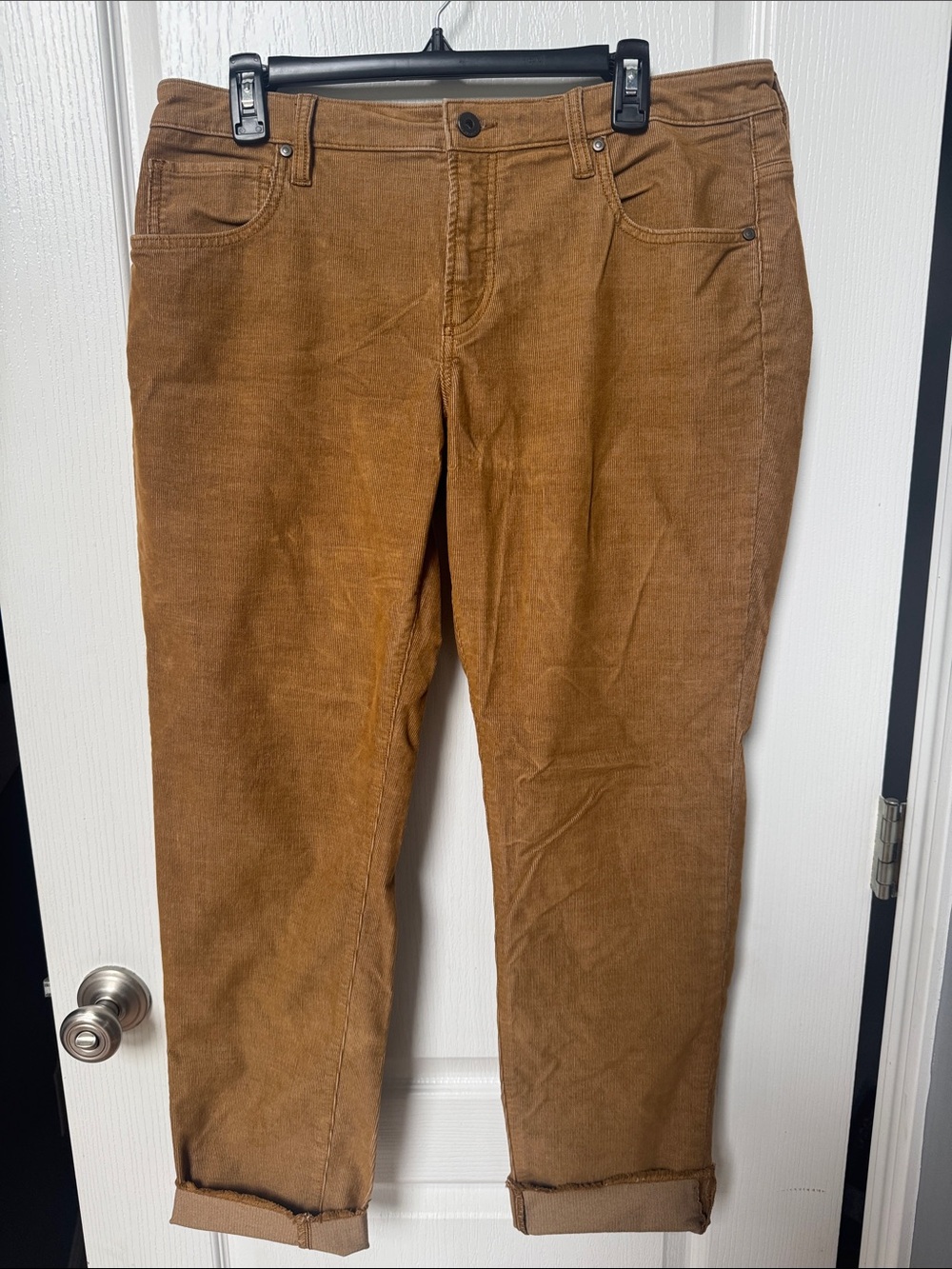 Carve Designs Carson Cords in Saddle color